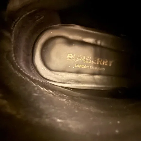 BURBERRY Pryle House Check & Leather Equestrian Ankle Boots 39.5 / 9 - Picture 14 of 15